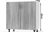 MODEST ΚΑΤΩ ΝΤΟΥΛΑΠΙ ΝΕΡΟΧΥΤΗ ΣΟΝΟΜΑ 80X48X82CM