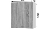 MODEST ΠΑΝΩ ΝΤΟΥΛΑΠΙ ΑΠΟΡΡΟΦΗΤΗΡΑ ΣΟΝΟΜΑ 60X30X68ΕΚ