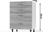MODEST ΚΑΤΩ ΝΤΟΥΛΑΠΙ ΣΥΡΤΑΡΙΕΡΑ ΣΟΝΟΜΑ 60X48X82CM