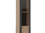 ΒΙΤΡΙΝΑ ΜΟΝΟΦΥΛΛΗ OLD WOOD ΧΡΥΣΟΣ ΔΡΥΣ ΜΕ ΜΑΥΡΟ 61.4X44X195.5ΕΚ