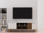 ΕΠΙΠΛΟ TV NEPTUNE ΛΕΥΚΟ-ΣΟΝΟΜΑ 138X40X49CM