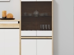 ΒΙΤΡΙΝΑ PALMOR ΧΡΥΣΟ ΔΡΥΣ-ΛΕΥΚΟ 77X40X164CM