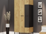 ΔΙΦΥΛΛΗ ΝΤΟΥΛΑΠΑ SANTES ΧΡΥΣΟ ΔΡΥΣ-ΓΡΑΦΙΤΗΣ 90X60X197.5CM