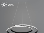 ΦΩΤΙΣΤΙΚΟ ΚΡΕΜΑΣΤΟ BRILLIANT LED 56W ΜΑΥΡΟ Φ60X120CM