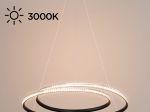 ΦΩΤΙΣΤΙΚΟ ΚΡΕΜΑΣΤΟ BRILLIANT LED 56W ΜΑΥΡΟ Φ60X120CM