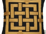 ΜΑΞΙΛΑΡΙ ARTELIBRE ΧΡΥΣΟ ΒΑΜΒΑΚΕΡΟ 45X45CM