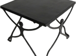 ΤΡΑΠΕΖΑΚΙ ARTELIBRE ΑΝΘΡΩΠΟΙ ΜΑΥΡΟ ΑΛΟΥΜΙΝΙΟ 58X58X49CM ΣΕΤ 2ΤΜΧ