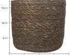 ΚΑΛΑΘΙ ARTELIBRE ΚΑΦΕ SEAGRASS 20X20X18CM ΣΕΤ 3ΤΜΧ