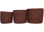 ΚΑΛΑΘΙ ARTELIBRE ALMOND SEAGRASS 20X20X18CM ΣΕΤ 3ΤΜΧ