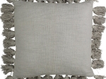 ΜΑΞΙΛΑΡΙ ARTELIBRE ΜΕ ΦΟΥΝΤΕΣ ΓΚΡΙ ΒΑΜΒΑΚΕΡΟ 45X45CM