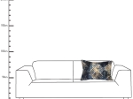 ΜΑΞΙΛΑΡΙ ARTELIBRE ΔΕΡΜΑ ΦΙΔΙΟΥ ΜΠΛΕ ΒΕΛΟΥΔΟ 40X60CM