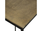 ΤΡΑΠΕΖΑΚΙ ARTELIBRE ΜΑΥΡΟ ΑΛΟΥΜΙΝΙΟ 45X45X70CM ΣΕΤ 2ΤΜΧ