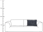 ΜΑΞΙΛΑΡΙ ARTELIBRE TEDDY ΜΠΛΕ POLYESTER 40X60CM