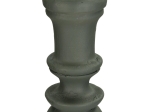 ΚΗΡΟΠΗΓΙΟ ARTELIBRE ΓΚΡΙ POLYRESIN 12.5X12.5X48CM