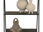 ΡΑΦΙΕΡΑ ARTELIBRE ΜΑΥΡΟ ΜΕΤΑΛΛΟ 57X37X110CM