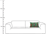 ΜΑΞΙΛΑΡΙ ARTELIBRE ΛΟΥΛΟΥΔΙΑ ΠΟΛΥΧΡΩΜΟ ΒΕΛΟΥΔΟ 30X50CM