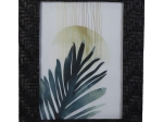 ΚΟΡΝΙΖΑ ARTELIBRE ΠΛΕΚΤΗ ΜΑΥΡΟ POLYRESIN 13X18CM