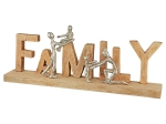 ΔΙΑΚΟΣΜΗΤΙΚΟ ARTELIBRE 'FAMILY' ΦΥΣΙΚΟ/ΜΠΡΟΝΖΕ ΞΥΛΟ/ΑΛΟΥΜΙΝΙΟ 7.5X55X21CM