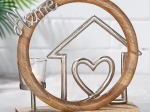 ΘΗΚΗ ΡΕΣΩ ARTELIBRE  'HOME' ΣΠΙΤΙ ΣΕ ΚΥΚΛΟ ΦΥΣΙΚΟ/ΑΣΗΜΙ ΞΥΛΟ/ΑΛΟΥΜΙΝΙΟ 9X27CM