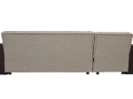 ΚΑΝΑΠΕΣ ΚΡΕΒΑΤΙ ΓΩΝΙΑΚΟΣ ARTELIBRE JOSE ΜΠΕΖ/ΚΑΦΕ PU 270X150X86CM