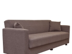 ΚΑΝΑΠΕΣ ΚΡΕΒΑΤΙ ARTELIBRE AMETHYST ΤΡΙΘΕΣΙΟΣ CAPPUCCINO 214X78X78CM