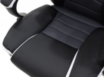 ΚΑΡΕΚΛΑ ΓΡΑΦΕΙΟΥ ARTELIBRE GAMING ΚΛΕΟΝΙΚΗ ΜΑΥΡΟ/ΛΕΥΚΟ 65X72X118-126CM