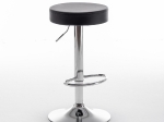 ΣΚΑΜΠΟ BAR ARTELIBRE LORTHA ΠΤΥΣΣΟΜΕΝΟ ΜΑΥΡΟ PU/ΜΕΤΑΛΛΟ Φ39X64-86CM