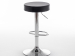 ΣΚΑΜΠΟ BAR ARTELIBRE LORTHA ΠΤΥΣΣΟΜΕΝΟ ΜΑΥΡΟ PU/ΜΕΤΑΛΛΟ Φ39X64-86CM