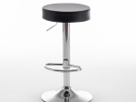 ΣΚΑΜΠΟ BAR ARTELIBRE LORTHA ΠΤΥΣΣΟΜΕΝΟ ΜΑΥΡΟ PU/ΜΕΤΑΛΛΟ Φ39X64-86CM