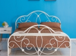 ΚΡΕΒΑΤΙ ARTELIBRE ARIEL ΜΕΤΑΛΛΙΚΟ SEMY GLOSSY WHITE 210X155X110CM (ΣΤΡΩΜΑ 150X200CM)