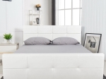 ΚΡΕΒΑΤΙ ARTELIBRE ANEMONE ΛΕΥΚΟ PU ΜΕ ΑΠΟΘΗΚΕΥΤΙΚΟ ΧΩΡΟ 217X170X100CM (ΣΤΡΩΜΑ 160X200CM)