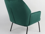 ΠΟΛΥΘΡΟΝΑ ARTELIBRE ZINGIBER ΠΡΑΣΙΝΟ ΒΕΛΟΥΔΟ/ΜΕΤΑΛΛΟ 82.5X69X77CM