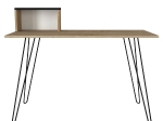 ΓΡΑΦΕΙΟ ARTELIBRE SIKINOS ΦΥΣΙΚΟ/ΜΑΥΡΟ 120X60X76CM