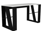 ΓΡΑΦΕΙΟ ARTELIBRE SIMI ΜΑΥΡΟ/ΛΕΥΚΗ ΕΠΙΦΑΝΕΙΑ 140X60X74CM