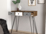 ΚΟΝΣΟΛΑ ARTELIBRE LIDYA ΚΑΦΕ ΜΕ ΣΧΕΔΙΟ 90X35X91CM