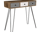 ΚΟΝΣΟΛΑ ARTELIBRE LIDYA ΚΑΦΕ ΜΕ ΣΧΕΔΙΟ 90X35X91CM