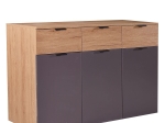 ΚΟΝΣΟΛΑ ARTELIBRE FRESH MDF ΚΑΡΥΔΙΑ/ΓΚΡΙ 120X50X85CM