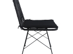 ΚΑΡΕΚΛΑ ΚΗΠΟΥ ARTELIBRE ALFONSE ΜΑΥΡΟ ΜΕΤΑΛΛΟ/RATTAN 47X62X81CM