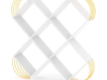 ΒΙΒΛΙΟΘΗΚΗ ARTELIBRE CASE ΛΕΥΚΟ/ΚΙΤΡΙΝΟ 120X25X120CM