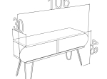 ΕΠΙΠΛΟ ΤΗΛΕΟΡΑΣΗΣ ARTELIBRE ILLIA NO 3 ΔΡΥΣ/ΛΕΥΚΟ 106X30X48CM