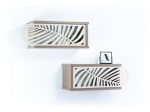 ΣΕΤ ΡΑΦΙΑ ΤΟΙΧΟΥ ARTELIBRE ILLIA NO 5 ΚΑΡΥΔΙ 55X20X22CM