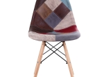 ΚΑΡΕΚΛΑ ARTELIBRE CORYLOUS PATCHWORK MICROFIBER ΥΦΑΣΜΑ/ΞΥΛΟ 51X46X82CM