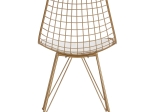 ΚΑΡΕΚΛΑ ΜΕΤΑΛΛΙΚΗ ARTELIBRE FAGUS ΜΕ ΜΑΞΙΛΑΡΙ ΧΡΥΣΟ 49X58X83.5CM