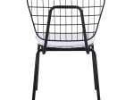 ΚΑΡΕΚΛΑ ΜΕΤΑΛΛΙΚΗ ARTELIBRE ALNUS ΜΕ ΜΑΞΙΛΑΡΙ ΜΑΥΡΟ 53X55X79CM
