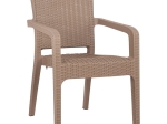 ΚΑΡΕΚΛΑ ΚΗΠΟΥ ARTELIBRE ΜΠΕΖ RATTAN 58X55X87CM