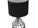 ΦΩΤΙΣΤΙΚΟ ΕΠΙΤΡΑΠΕΖΙΟ ARTELIBRE BIE ΜΑΥΡΟ ΜΕΤΑΛΛΟ 22X55CM