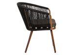 ΠΟΛΥΘΡΟΝΑ ΚΗΠΟΥ ARTELIBRE LOFOI ΜΑΥΡΟ/ΚΑΦΕ ΑΛΟΥΜΙΝΙΟ/RATTAN 60X62X81CM