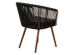 ΠΟΛΥΘΡΟΝΑ ΚΗΠΟΥ ARTELIBRE LOFOI ΜΑΥΡΟ/ΚΑΦΕ ΑΛΟΥΜΙΝΙΟ/RATTAN 60X62X81CM