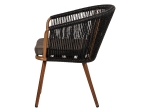 ΠΟΛΥΘΡΟΝΑ ΚΗΠΟΥ ARTELIBRE LOFOI ΜΑΥΡΟ/ΚΑΦΕ ΑΛΟΥΜΙΝΙΟ/RATTAN 60X62X81CM