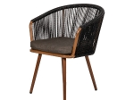 ΠΟΛΥΘΡΟΝΑ ΚΗΠΟΥ ARTELIBRE LOFOI ΜΑΥΡΟ/ΚΑΦΕ ΑΛΟΥΜΙΝΙΟ/RATTAN 60X62X81CM